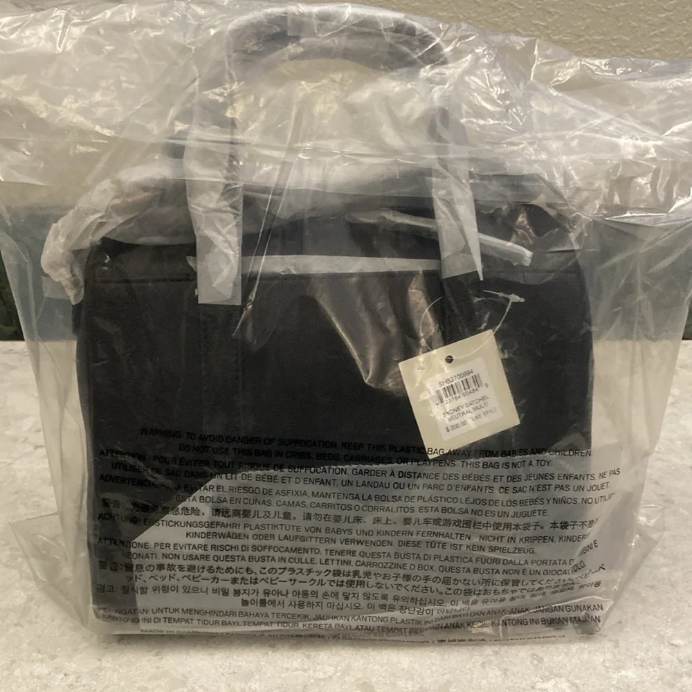 NWT Sydney Satchel in "Neutral Multi" by Fossil. Beautiful bag! - Picture 4 of 15